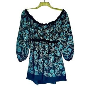 Max Edition Floral Off the Shoulder Top Size L